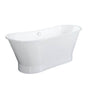 Barclay - Wakely Cast Iron Tub w/ Base, WH, 68'', No Holes - White