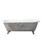 Barclay - Doyle 67''CI Tub W/O Holes,FEET W/OF,Ext Polished, Inside WH - Polished Cast Iron