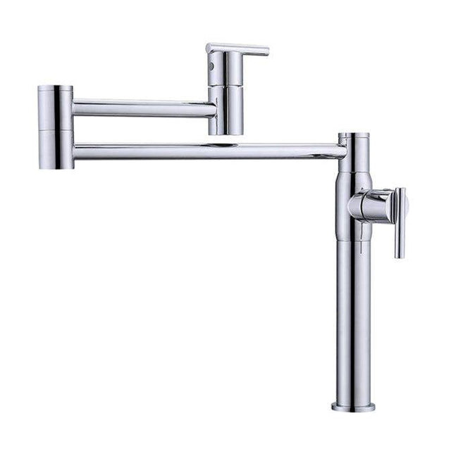 Barclay - Cadby Potfiller with Hot/Cold with Hose, Polished Chrome - Polished Chrome