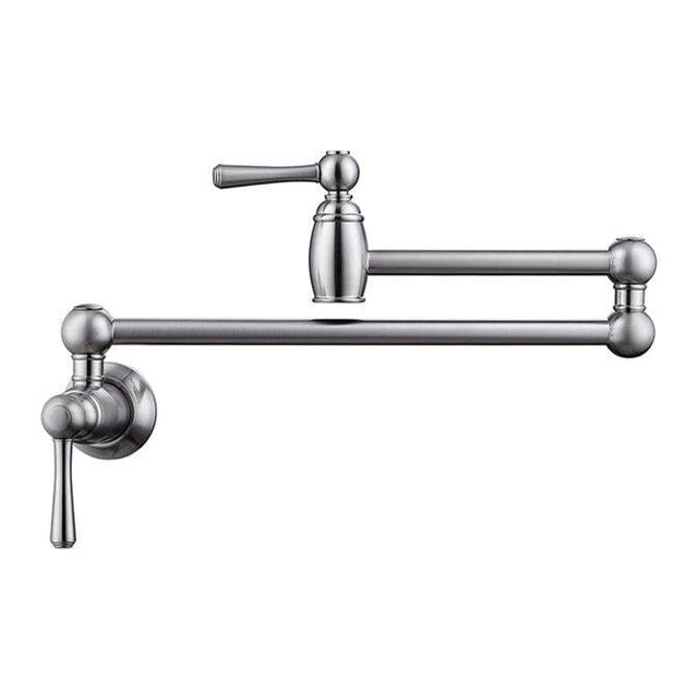 Barclay - Dai Potfiller with Cold Water Only, Brushed Nickel - Brushed Nickel