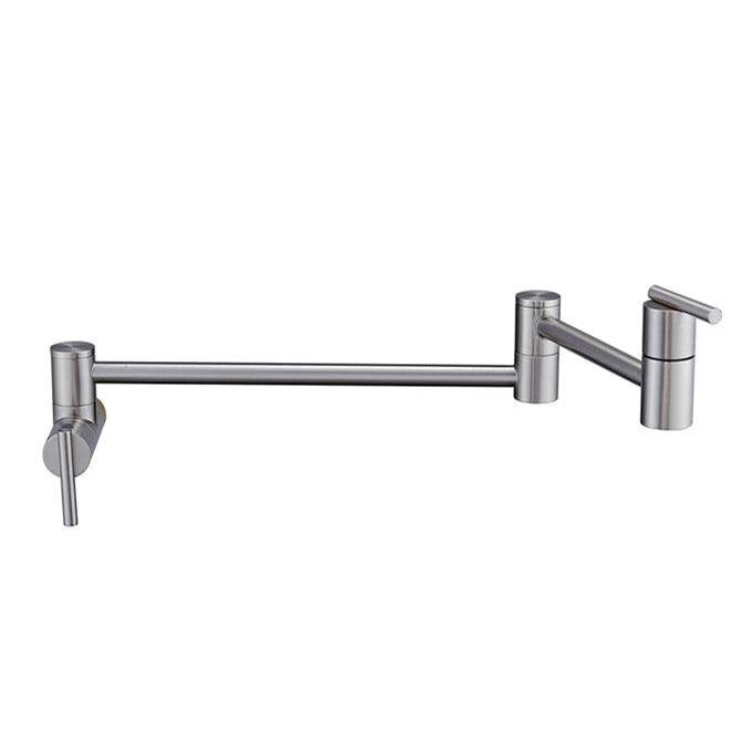 Barclay - Dori Potfiller with Cold Water Only, Brushed Nickel - Brushed Nickel