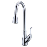 Barclay - Casoria Pull-down Kitchen Faucet w/Hose,Polished Chrome - Polished Chrome