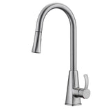 Barclay - Christabel Pull-down Kitchen Faucet w/Hose,Brushed Nickel - Brushed Nickel