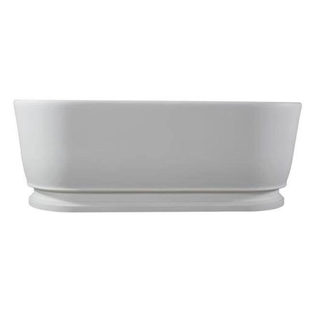 Barclay - Larrissa 63'' Freestanding BARstone Tub, Glossy White - Glossy White