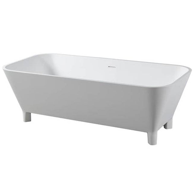 Barclay - Scofield 67'' BARstone Freestanding Tub, White Gloss - White Gloss