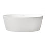 Barclay - Magnus BARstone Oval, 63'', No Faucet Holes, White Gloss - White Gloss