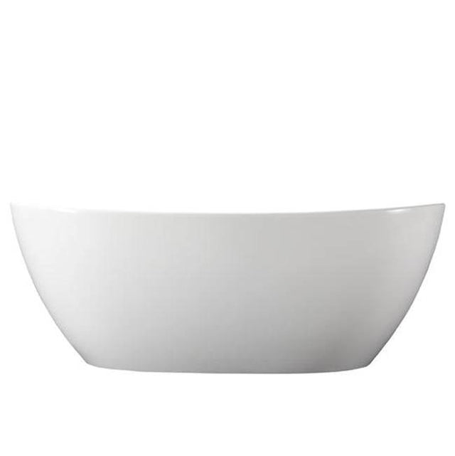 Barclay - Howe 64'' BARstone Freestanding Tub, White Gloss, No Holes - White Gloss