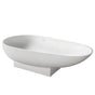 Barclay - Carlyle 70'' BARstone Oval Tub, w/ OF and Drain, White Gloss - White Gloss