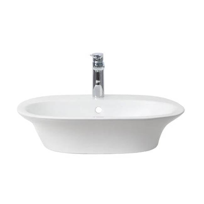 Barclay - Sensation 21-5/8'' x 18''  Wall Hung Basin, 1-Hole, in White - White