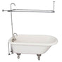 Barclay - Tub Kit 60'' AC Roll Top, Shwr Unit, Supplies, Drain-BrNkl - Brushed Nickel