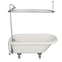 Barclay - Tub Kit 60'' AC Roll Top, Shwr Unit, Supplies, Drain-Chrome - Polished Chrome