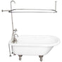 Barclay - Tub Kit 60'' AC Roll Top, Shwr Unit, Supplies, Drain-BrNkl - Brushed Nickel