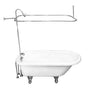 Barclay - Tub Kit 60'' AC Roll Top, Shwr Unit, Supplies, Drain-Chrome - Polished Chrome