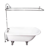 Barclay - Tub Kit 67'' AC Roll Top, Shwr Unit, Supplies, Drain-Chrome - Polished Chrome