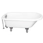 Barclay - Tub Kit 67'' AC Roll Top,Tub Filler, Supplies,Drain-Chrome - Polished Chrome