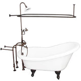 Barclay - Tub Kit 67'' AC Slipper,Shwr Unit, Supplies, Drain-ORB - Oil Rubbed Bronze