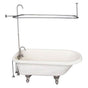 Barclay - Tub Kit 60'' AC Roll Top, Shwr Unit, Supplies, Drain-BrNkl - Brushed Nickel