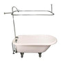 Barclay - Tub Kit 60'' AC Roll Top, Shwr Unit, Supplies, Drain-Chrome - Polished Chrome