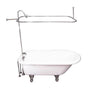 Barclay - Tub Kit 60'' AC Roll Top, Shwr Unit, Supplies, Drain-Chrome - Polished Chrome