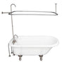 Barclay - Tub Kit 67'' AC Roll Top, Shwr Unit, Supplies, Drain-BrNkl - Brushed Nickel