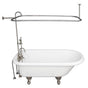 Barclay - Tub Kit 67'' AC Roll Top, Shwr Unit, Supplies, Drain-BrNkl - Brushed Nickel