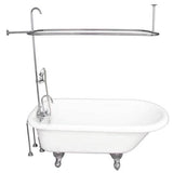Barclay - Tub Kit 67'' AC Roll Top, Shwr Unit, Supplies, Drain-Chrome - Polished Chrome