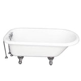Barclay - Tub Kit 67'' AC Roll Top, Tub Filler, Supplies, Drain-Chrome - Polished Chrome