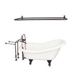 Barclay - Tub Kit 60'' AC Slipper, Shwr Rd,Filler, Supplies, Drain-ORB - Oil Rubbed Bronze