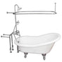 Barclay - Tub Kit 67'' AC Slipper, Shwr Unit, Supplies, Drain-Chrome - Polished Chrome