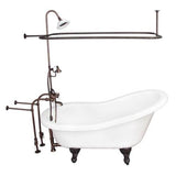 Barclay - Tub Kit 67'' AC Slipper,Shwr Unit, Supplies, Drain-ORB - Oil Rubbed Bronze