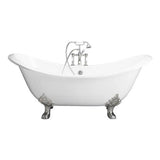 Barclay - Tub Kit 71'' CI Dbl Slipper Filler, Supplies, Drain-Chrome - Polished Chrome