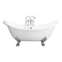 Barclay - Tub Kit 71'' CI Dbl Slipper Filler, Supplies, Drain-Chrome - Polished Chrome