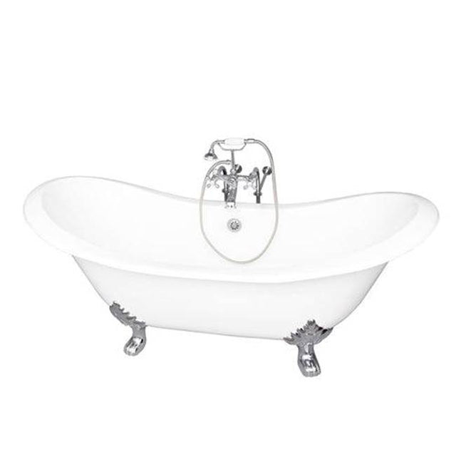 Barclay - Tub Kit 71'' CI Dbl Slipper Filler, Supplies, Drain-Chrome - Polished Chrome