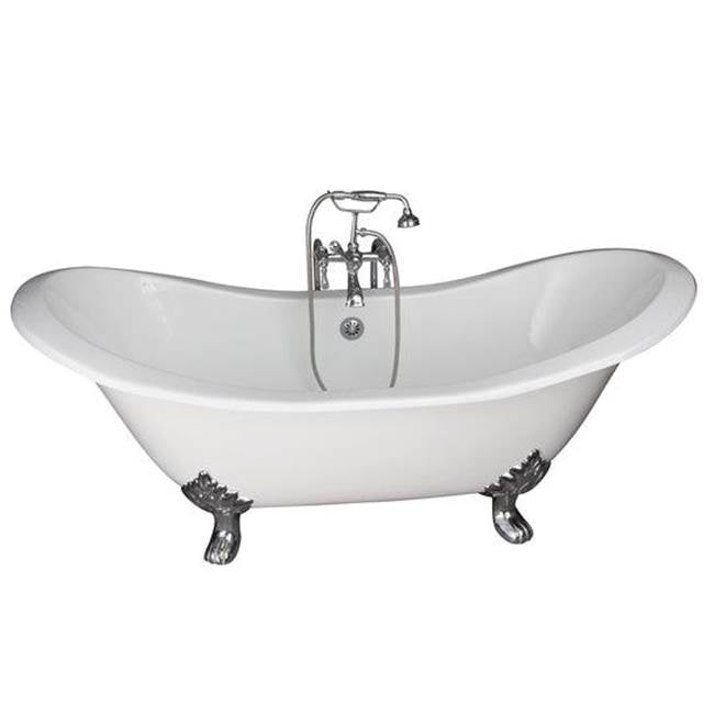 Barclay - Tub Kit 71'' CI Dbl Slipper Filler, Supplies, Drain-Chrome - Polished Chrome
