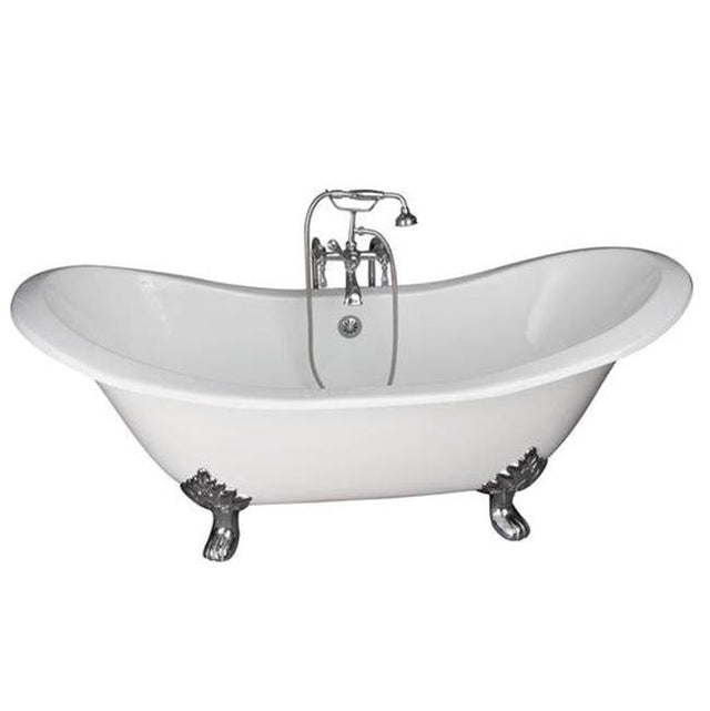 Barclay - Tub Kit 71'' CI Dbl Slipper Filler, Supplies, Drain-Chrome - Polished Chrome