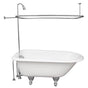 Barclay - Tub Kit 54'' CI Roll Top, Shwr Unit, Supplies, Drain-Chrome - Polished Chrome
