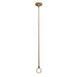 Barclay - Ceiling Support, 42'', w/Flange  Adjustable, Polish Nickel - Polished Nickel