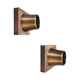 Barclay - Decorative Square Flange 1'', Pair, Oil Rubbed Bronze - Oil Rubbed Bronze