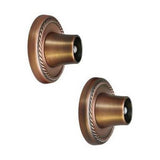 Barclay - Decorative Round Flange 1'', Pair, Oil Rubbed Bronze - Oil Rubbed Bronze