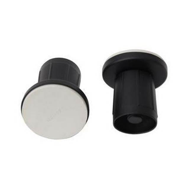 Barclay - Shower Rod Flange,Pair, Sides adjustable, MB - Matte Black