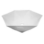 Barclay - Angie 21'' Hexagon Basin, White - White