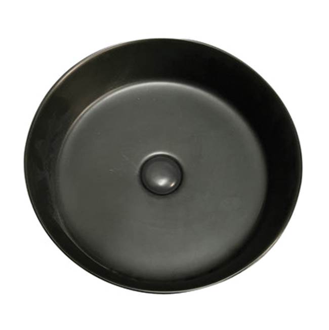 Musgrave 14'' Circular Basin, Black with Gold