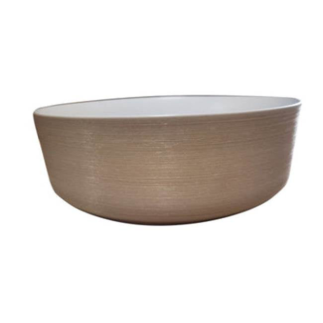 Musgrave 14'' Circular Basin, Black with Gold