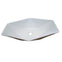 Barclay - Angelina 25'' Wide Hexagon Basin, White - White