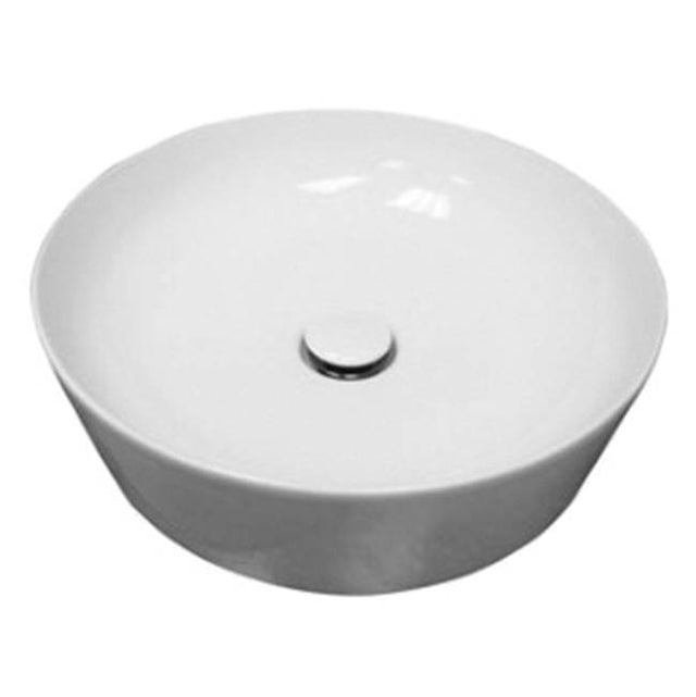 Barclay - Feeling Slim 16-1/2'' Round Above Counter Basin, White - White