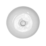 Feeling Slim 16-1/2'' Round Above Counter Basin,Matt White