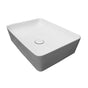 Barclay - Feeling Slim 19-3/4'' Rect Above Counter , Matte White - Matte White