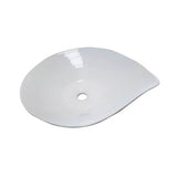 Barclay - Miranda 22'' Leaf shaped Basin, White - White