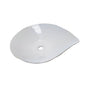 Barclay - Miranda 22'' Leaf shaped Basin, White - White