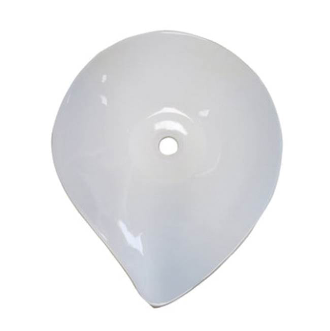 Miranda 22'' Leaf shaped Basin, White
